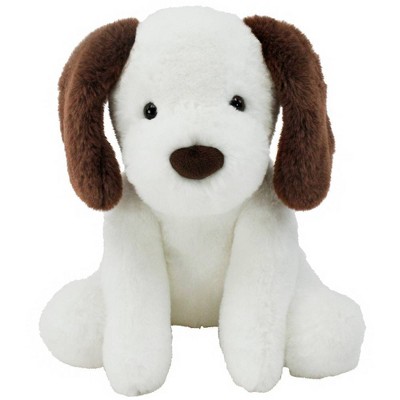 white plush dog