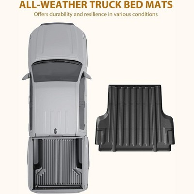 Truck Bed Mat for 2017-2025 Ford Super Duty F250 F350 F450 6.75 Feet(81.9 inches) Bed, Custom Fit All Weather TPE Pickup F-150 Bed Liner Cargo Mat