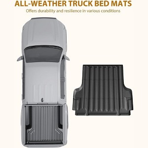 Truck Bed Mat for 2017-2024 Ford Super Duty F250 F350 F450 6.75 Feet(81.9 inches) Bed, Custom Fit All Weather TPE Pickup F-150 Bed Liner Cargo Mat - 1 of 4