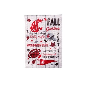 Evergreen Washington State University Garden Flag 12 x 18 Inches Indoor Outdoor Decor - 1 of 1