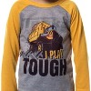 Tonka Toddler Boys' Dump Truck I Play Tough 2 Piece Long Sleeve Pajama Set Grey - 3 of 4