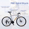 YONWAY 700C Aluminum Road Bike, 24 Speed Dual Disc Brake, for Men and Women - 4 of 4