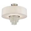 Livex Lighting Carlisle 4 - Light Semi-Flush Mount in  Brushed Nickel - 3 of 4
