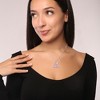 Harry Potter Deathly Hallows Pendant Necklace with Enamel Floral Jewelry Design - 3 of 4