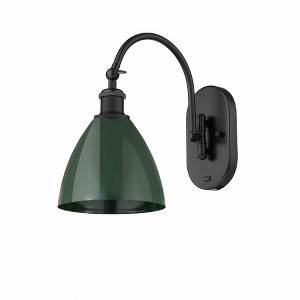 Plymouth Dome - 1 Light Wall Sconce In Industrial Style-13.25 Inches Tall and 7.5 Inches Wide - 1 of 1