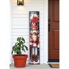HomeRoots 48" Blue White And Red Christmas Nutcracker Solid Wood Porch Sign - 2 of 4