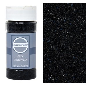 Mystic Sprinkles Onyx - Black Sugar Crystals 4.2oz Bottle - 1 of 4