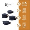 Silipint: Silicone Go Go Bowls: Set Of 4: Smoke - Sizes: 10, 20, 30 oz - 2 of 4