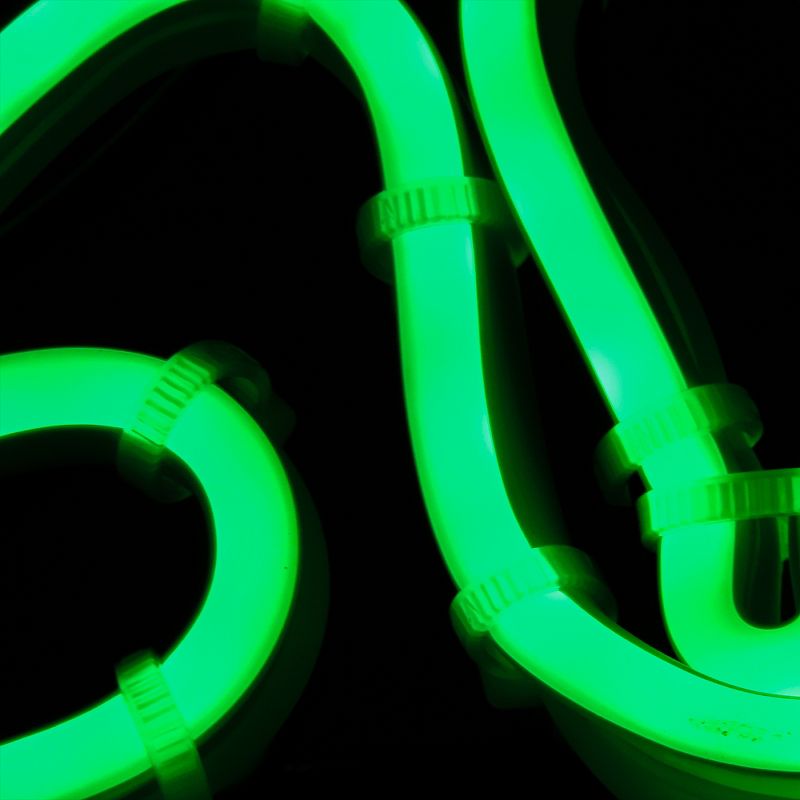 20" LED Green Neon Style Shamrock Sign - National Tree Company, 3 of 5