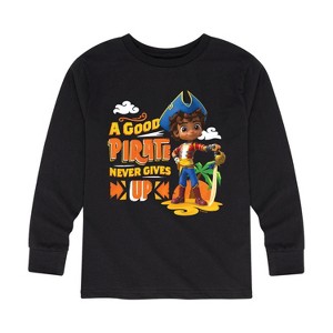 Boys' - Santiago of The Sea - A Good Pirate Long Sleeve Graphic T-Shirt - 1 of 4