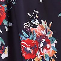 black red print