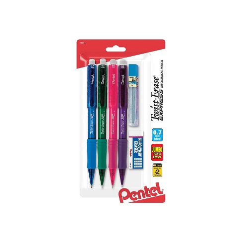 Pentel Twist-erase Express Mechanical Pencils No. 2 Medium Lead 730885 :  Target