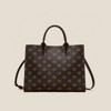 Paaaawaters leather tote bag 2024 new luxury middle-aged mother bag large capacity ladies handbag - 4 of 4