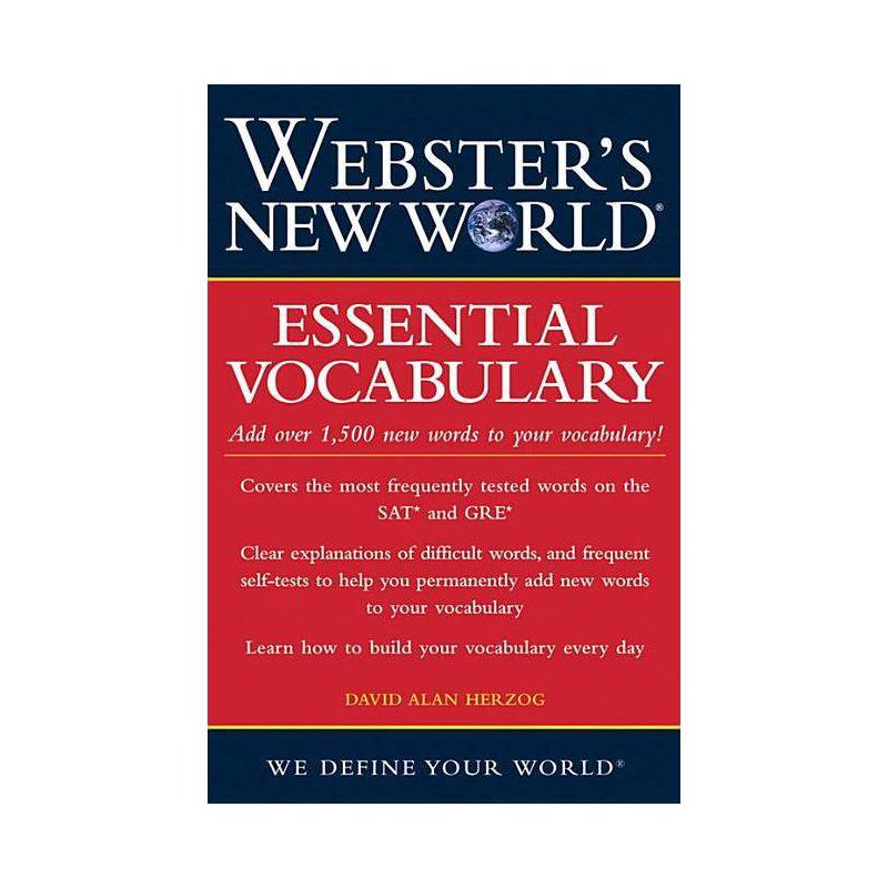 Essential Vocabulary - (Webster's New World) by  David A Herzog (Paperback), 1 of 2
