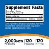 Nutricost Vitamin B12 (2000mcg) 120 Capsules -  Methylcobalamin, Vegetarian Caps, GMO-Free, Gluten Free, B12 Supplement - 2 of 4