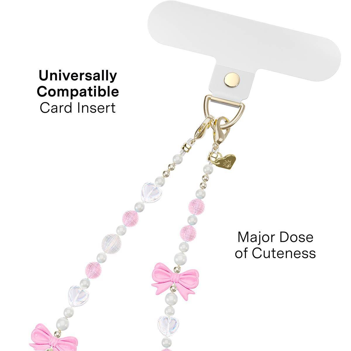VELVET CAVIAR Tech Charm Accessory Gift Set - Silver Bow Pink Bows - thumbnail 6