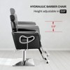 Karl Home All Purpose Heavy Duty Reclining Hair Salon Chair with Headrest Brown - 3 of 4