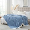 Snuggle Sac Reversible Knit Throw Blanket Soft Ribbed Textured Blanket for All Seasons - 4 of 4