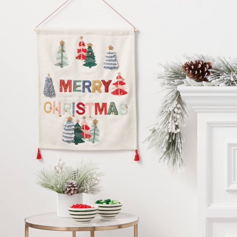 20&#34; x 16&#34; Merry Christmas Wall Hanging Advent Calendars - Opalhouse&#8482;, 2 of 3