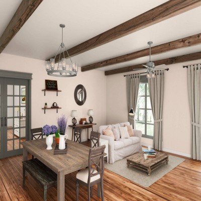 Matte Silver 52" Hartland Low Profile Ceiling Fan with LED Light