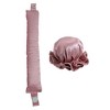 Anna-Kaci Heatless Curling Set with Hair Wrap and Elastic Bonnet Cap 11.5in/4.5in - Mauve Pink - 4 of 4