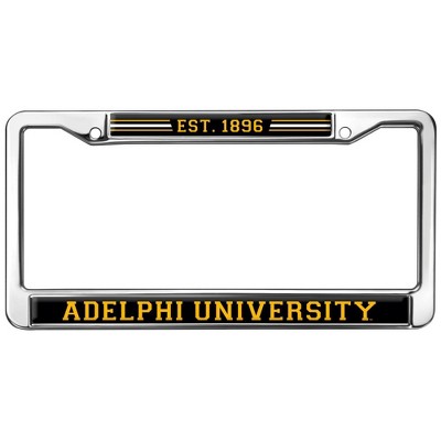 Adelphi University Full Size Standard License Plate Metal Frame