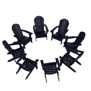 WestinTrends Tuscany HIPS¬¨‚Ä†Outdoor¬¨‚Ä†Patio¬¨‚Ä†Folding¬¨‚Ä†Adirondack¬¨‚Ä†Chair (Set of 8) - 1 of 4