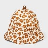 Baby Girls' Leopard Sunhat & Sunglasses Set - Cat & Jack™ Brown 0-6M - 2 of 4