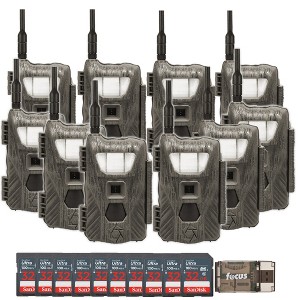 Stealth Cam Flashback 40MP White Flash Cellular Trail Camera with 32GB Memory Cards and Card Reader 10 Pack - 1 of 4