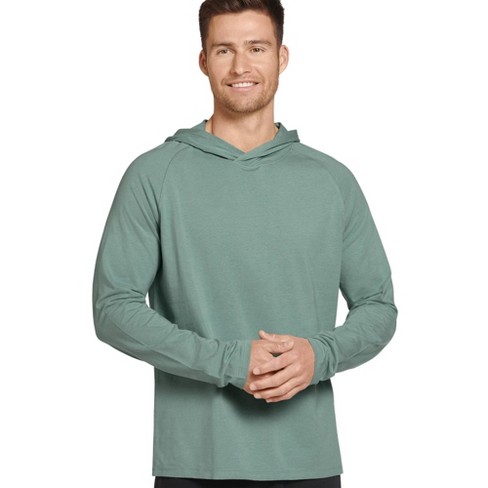 Jockey Men's Cotton Modal Blend Signature Hooded Long Sleeve T- M Wisteria  Green : Target
