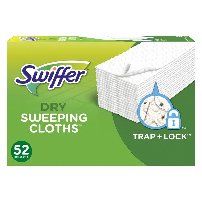 Swiffer dry sweeping cloths trap 86 ct multipurpose hair lock dust dirt 