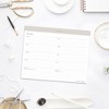Marie Kondo for Blue Sky Undated Desk Pad 10.14"x8.75" White: Planner & Calendar for Adults, Stationery & Office Use - 2 of 3