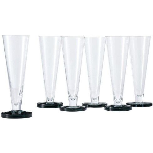 American Atelier Luster Stemless Flute Set Of 6 Made Of Glass, Confetti  Design, Champagne Wine Glasses For Rose And Mimosas, Cocktail Glass Set :  Target