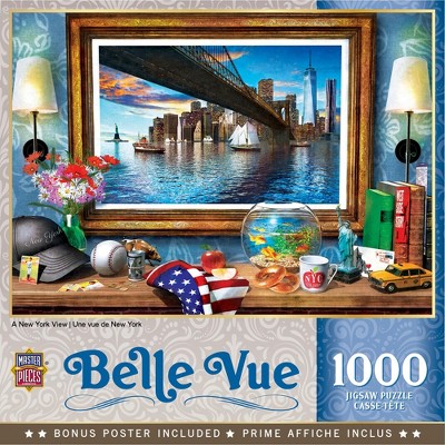 MasterPieces Belle Vue Puzzles Collection - A New York View 1000 Piece Jigsaw Puzzle