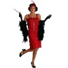 HalloweenCostumes.com Women's Miss Millie Red Fringe Flapper Costume - 3 of 3