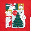 Men's - Coca Cola - Christmas Tree Polar Bears Short Sleeve Graphic T-Shirt - 2 of 4