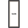 PosterPalooza | Panoramic Embellished Black Picture Frame - UV Acrylic, Foam Board Backing, Hanging Hardware - 2 of 4