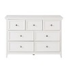 Arina 7-Drawer Accent Storage Dresser Cabinet, Closet Organizers and Clothes Storage for Living Room and Bedroom, Indoor Furniture - The Pop Home - 3 of 4