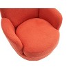 NicBex Modern Wood Swivel Accent Chair, Velvet Fabric Arm Chair with Iron Base, Living Room Chair for Bedroom - 4 of 4