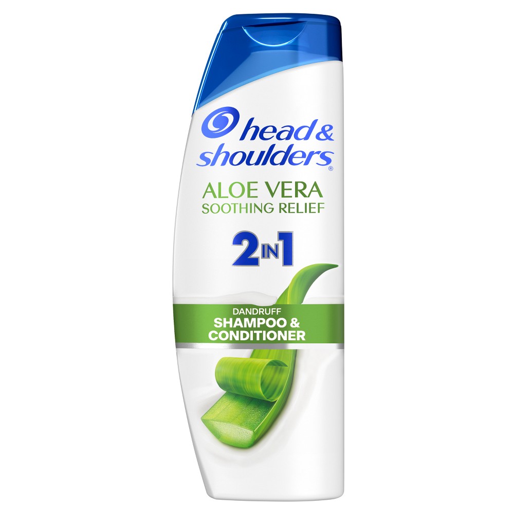 Photos - Hair Product Head & Shoulders Aloe Vera 2-in-1 Anti Dandruff Shampoo and Conditioner  