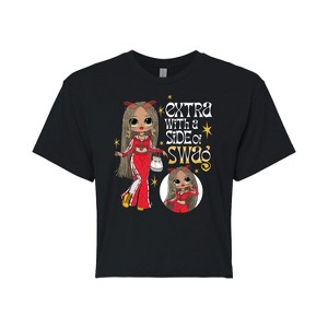 Women's - LOL Surprise! - Extra w/ a Side of Swag Cropped Graphic T-Shirt - 1 of 4