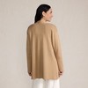 Lands' End Women's Cotton Half Milano Open Cardigan Sweater - 2 of 4