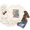 Simply Sage Market Women's Never Stop Exploring Short Sleeve Graphic Tee - L - Cream - 3 of 3
