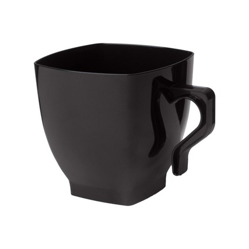 Tupperware Plastic Desk Steel Coffee Tea Mug 400ml 1pc  (Black): Coffee Cups & Mugs