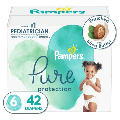 Pampers Pure Protection Diapers Super Pack - Size 6 - 42ct