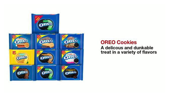 OREO Chocolate Peanut Butter Pie Sandwich Cookies Family Size - 17oz, 2 of 14, play video