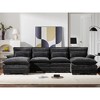 APRILSOUL 110*55" Modern 6-Seat U-Shaped Sectional Sofa , Waist Pillows, Chaise Lounge for Living Room/Apartment - 3 of 4