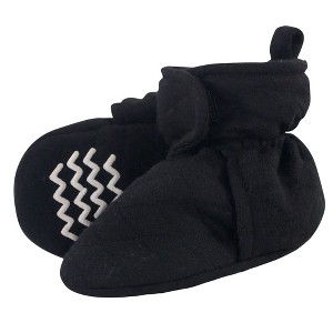 Hudson Baby Baby and Toddler Quilted Booties, Black - 1 of 2