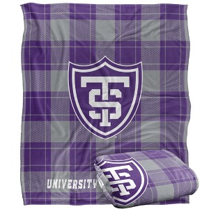 University Of St. Thomas Campus Plaid Spirit Silky Touch Super Soft Throw Blanket 50x60 - 1 of 4
