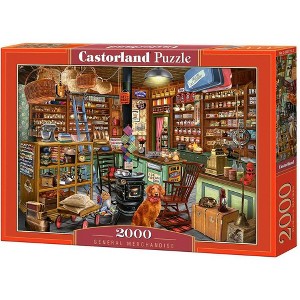 2000 Piece Jigsaw Puzzle, General Merchandise, old style American store, Adult Puzzles, Castorland C-200771-2 - 1 of 4